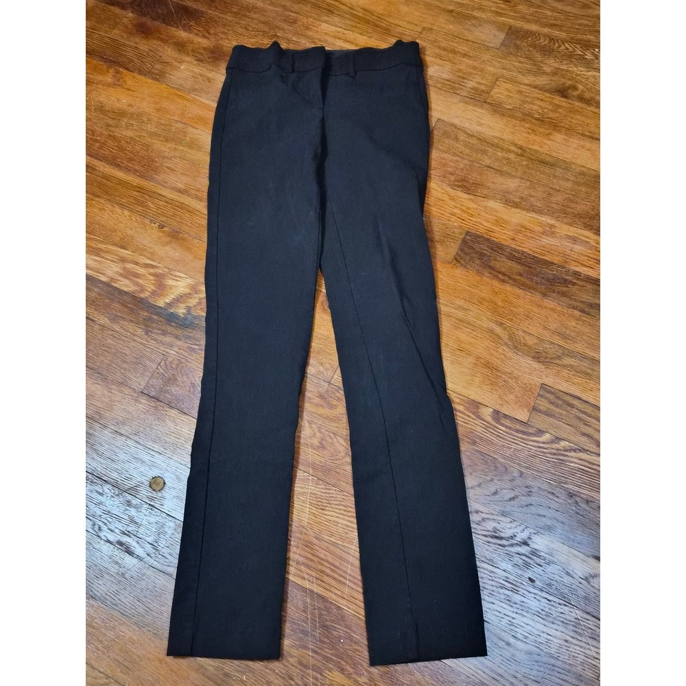 Candies Audrey Skinny Dress Pants Womens 0 Black Stretch Slim Trousers Office
